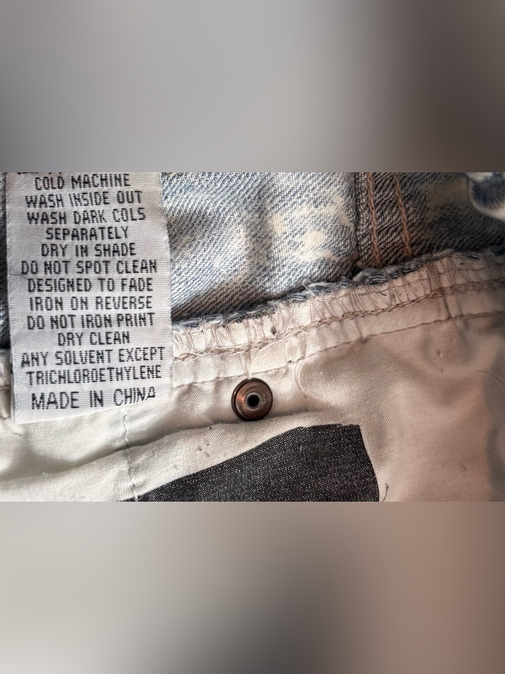 Rusty Distressed Light Blue Jean Shorts - Picture 12 of 16